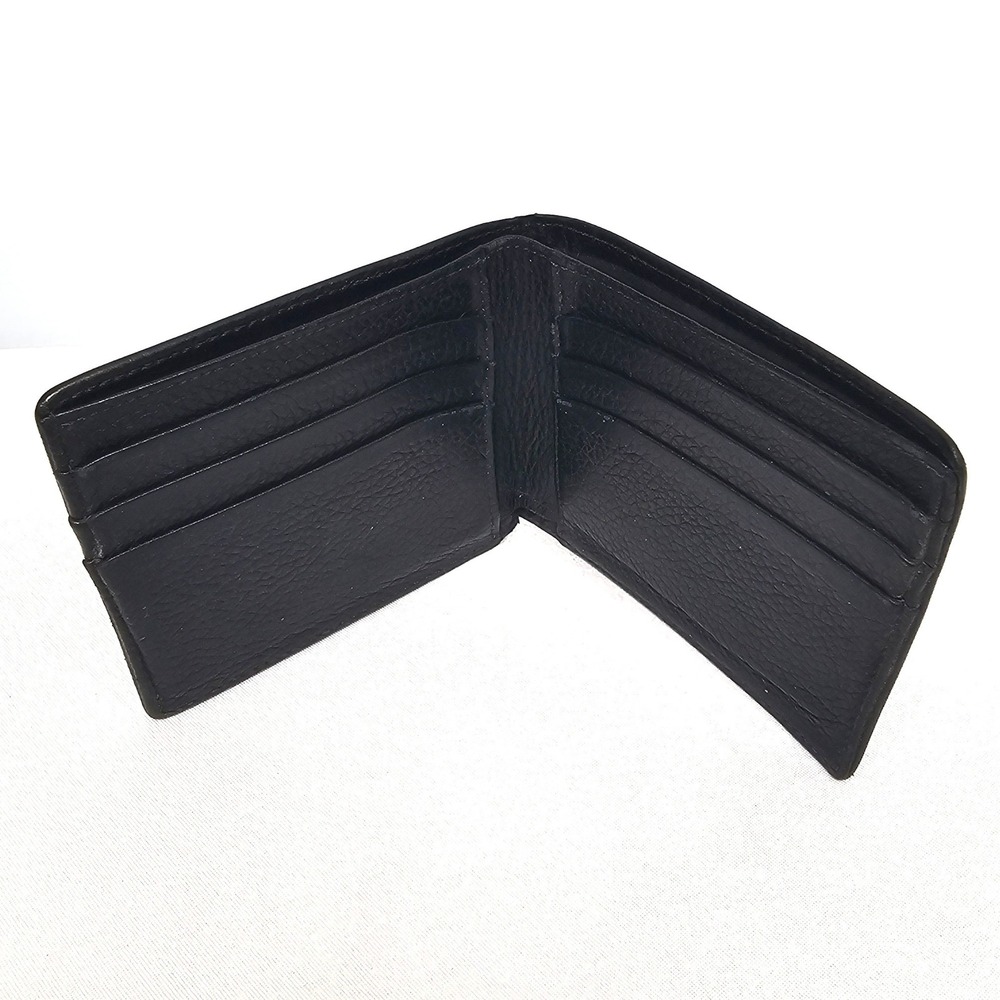 Montblanc Meisterstuck 6cc Bifold Wallet Black Leather One Size Men's - Picture 5 of 10